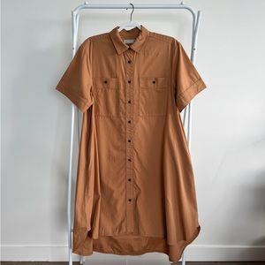 Everlane Khaki Collared Dress (Like New!)